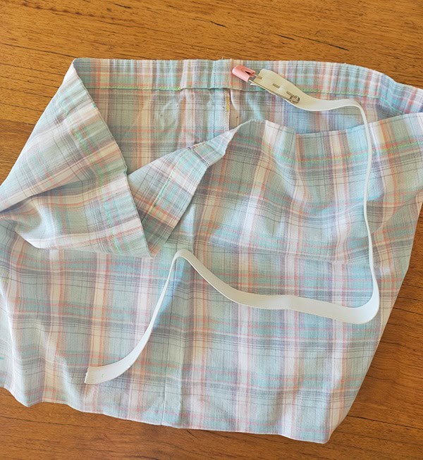 Elastic casing preparation